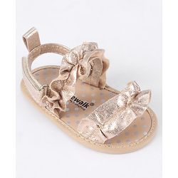 Cute Walk by Babyhug Velcro Closure Booties - Brown