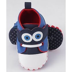Cute Walk by Babyhug Velcro Closure Booties - Blue