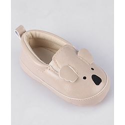 Cute Walk by Babyhug Slip On Booties - Cream
