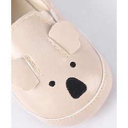 Cute Walk by Babyhug Slip On Booties - Cream