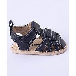 Cute Walk by Babyhug Velcro Closure Booties - Blue