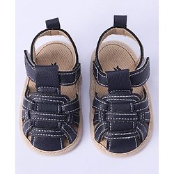 Cute Walk by Babyhug Velcro Closure Booties - Blue