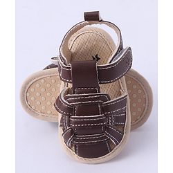 Cute Walk by Babyhug Velcro Closure Booties - Brown