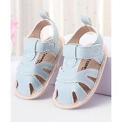 Cute Walk by Babyhug Velcro Closure Booties - Blue