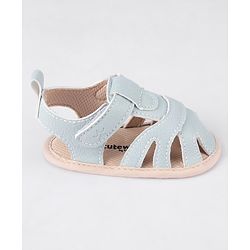 Cute Walk by Babyhug Velcro Closure Booties - Blue