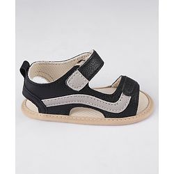 Cute Walk by Babyhug Velcro Closure Booties - Black