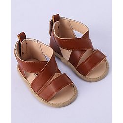 Cute Walk by Babyhug Velcro Closure Booties - Black