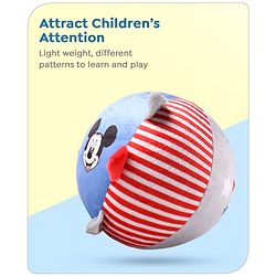 Babyhug Disney Mickey Soft Ball With Loops -  Circumference- 44 cm