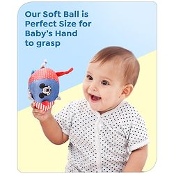 Babyhug Disney Mickey Soft Ball With Loops -  Circumference- 44 cm