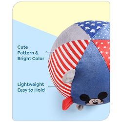 Babyhug Disney Mickey Soft Ball With Loops -  Circumference- 44 cm