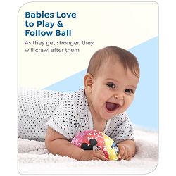 Babyhug Disney Mickey And Friends Printed Ball - Circumference 44 cm