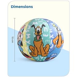 Babyhug Disney Mickey And Friends Printed Ball - Circumference 44 cm