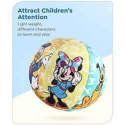 Babyhug Disney Mickey And Friends Printed Ball - Circumference 44 cm