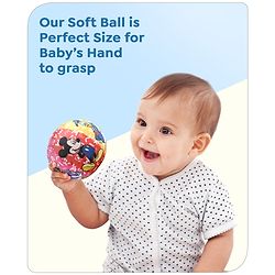 Babyhug Disney Mickey And Friends Printed Ball - Circumference 44 cm