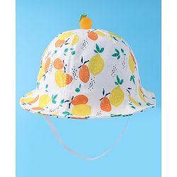 Babyhug Bucket Hat Fruit Print -Multiucolor