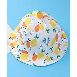 Babyhug Bucket Hat Fruit Print -Multiucolor