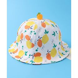 Babyhug Bucket Hat Fruit Print -Multiucolor