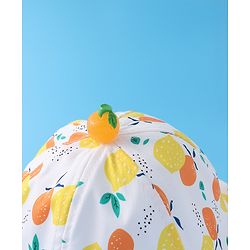 Babyhug Bucket Hat Fruit Print -Multiucolor