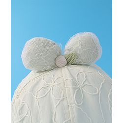 Babyhug Bucket Hat  with Bow Applique - Grey