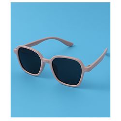 Babyhug Bucket Hat with Sunglasses Applique -Blue