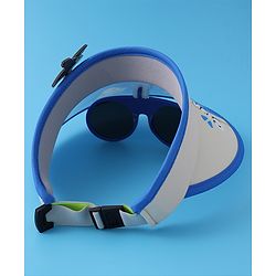 Babyhug Visor Cap with Duck Print  - Blue