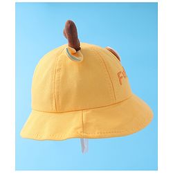 Babyhug Bucket Hat Giraffe Print - Yellow