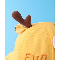 Babyhug Bucket Hat Giraffe Print - Yellow