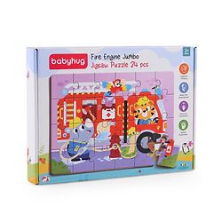 Babyhug Premium 24 Big Pcs  Animal Them Jumbo Jigsaw Floor Puzzle| Montessori Pre-School Educational and Learning Toy For 3-6 Years Kids| BIS Certified