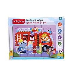 Babyhug Premium 24 Big Pcs  Animal Them Jumbo Jigsaw Floor Puzzle| Montessori Pre-School Educational and Learning Toy For 3-6 Years Kids| BIS Certified