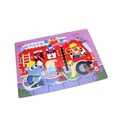 Babyhug Premium 24 Big Pcs  Animal Them Jumbo Jigsaw Floor Puzzle| Montessori Pre-School Educational and Learning Toy For 3-6 Years Kids| BIS Certified
