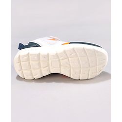 Cute Walk by Babyhug Sneakers with Velcro Closure - Black & Blue
