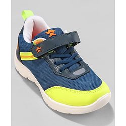 Cute Walk by Babyhug Sneakers  with Velcro Closure - Navy Blue