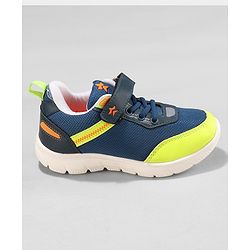 Cute Walk by Babyhug Sneakers  with Velcro Closure - Navy Blue