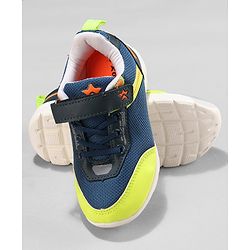 Cute Walk by Babyhug Sneakers  with Velcro Closure - Navy Blue