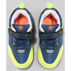 Cute Walk by Babyhug Sneakers  with Velcro Closure - Navy Blue