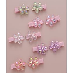 Babyhug Free Size Hair Pins & Clips Pack of 10 - Multicolor