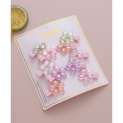Babyhug Free Size Hair Pins & Clips Pack of 10 - Multicolor