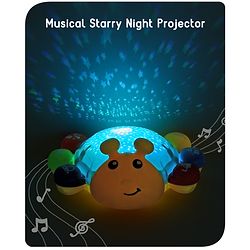 Babyhug Musical Bump and Go Beetle Projector Toy With Light- Yellow| Animal Toy With Music, Lights & Sounds For 12 Months+| Fun Learning Toy for Kids| Best Gift for Toddlers| Non-Toxic| BIS Certified