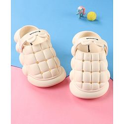 Cute Walk by Babyhug Clogs with Back Strap Closure - White