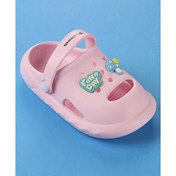 Cute Walk by Babyhug Slip on Clogs with Strap - Pink