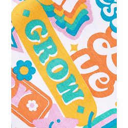 Babyhug 100% Cotton Sleeveless Text Printed Romper - Multicolour