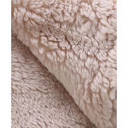 Babyhug Full Sleeves Front Open Cable Knit Hooded Sweater - Beige