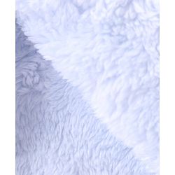 Babyhug Knitted Full Sleeves Front Open Hooded Unicorn Design Sweater - Light Blue