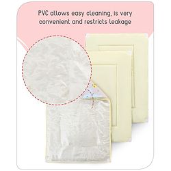 Babyhug Multi Purpose Baby Mat With Rainy Day Theme Print Set Of 3 - Light Beige