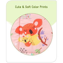 Babyhug Multi Purpose Baby Mat With Rainy Day Theme Print Set Of 3 - Light Beige