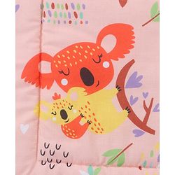 Babyhug Multi Purpose Baby Mat With Rainy Day Theme Print Set Of 3 - Light Beige