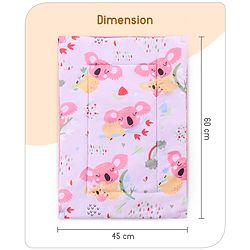 Babyhug Multi Purpose Baby Mat With Rainy Day Theme Print Set Of 3 - Light Beige