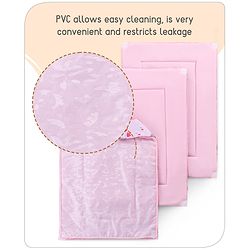 Babyhug Multi Purpose Baby Mat With Rainy Day Theme Print Set Of 3 - Light Beige
