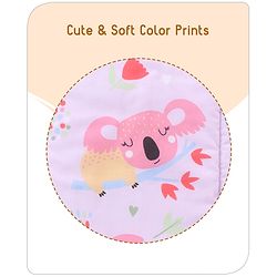 Babyhug Multi Purpose Baby Mat With Rainy Day Theme Print Set Of 3 - Light Beige