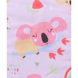 Babyhug Multi Purpose Baby Mat With Rainy Day Theme Print Set Of 3 - Light Beige